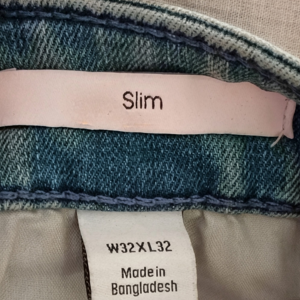 Calvin Klein Men's Slim Jeans in Blue - Picture 3 of 5